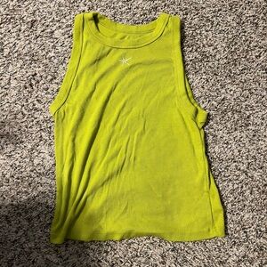 Lime Green Sleeveless Women's Top